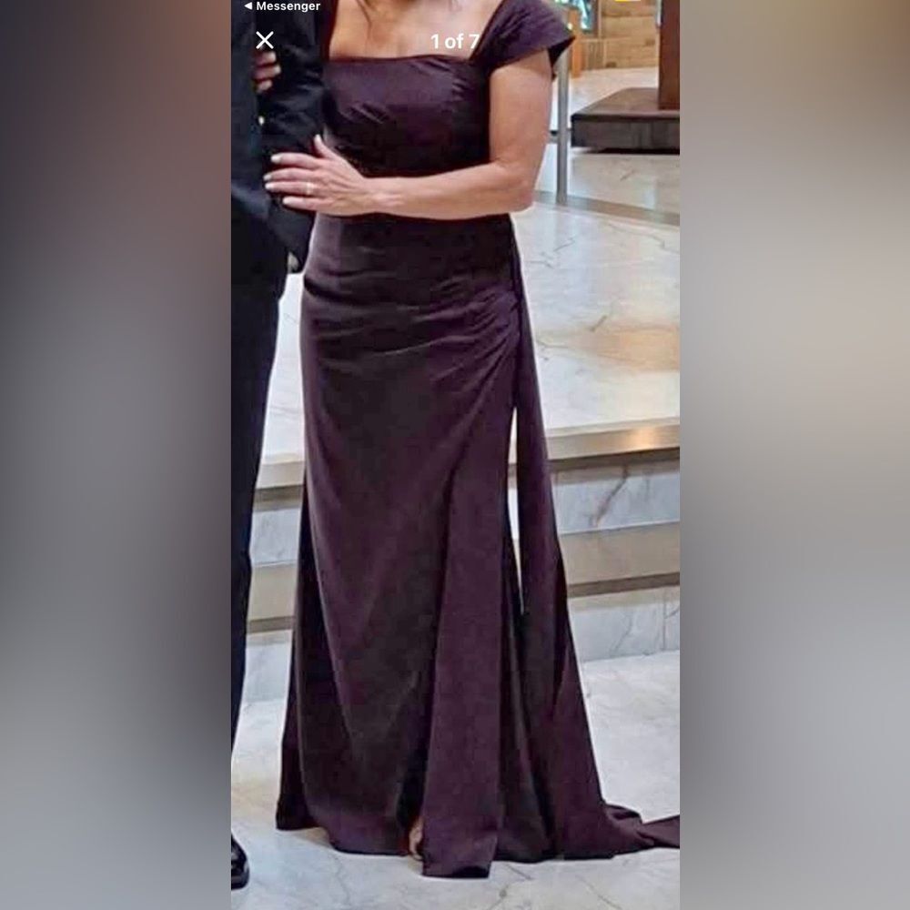 Cameron Blake Full Length Eggplant Dress - Picture 7 of 7